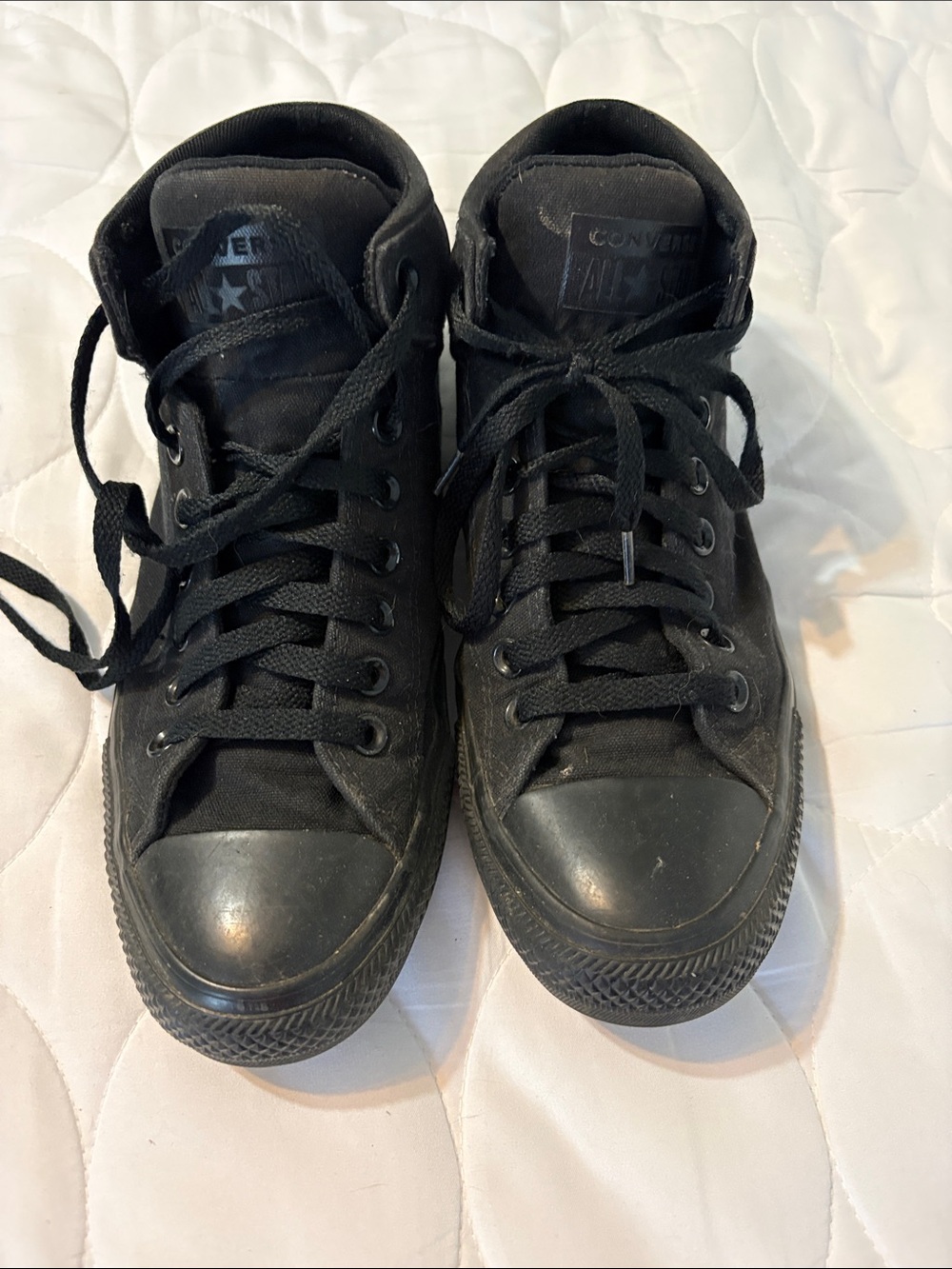 Converse Black High Top Sneakers